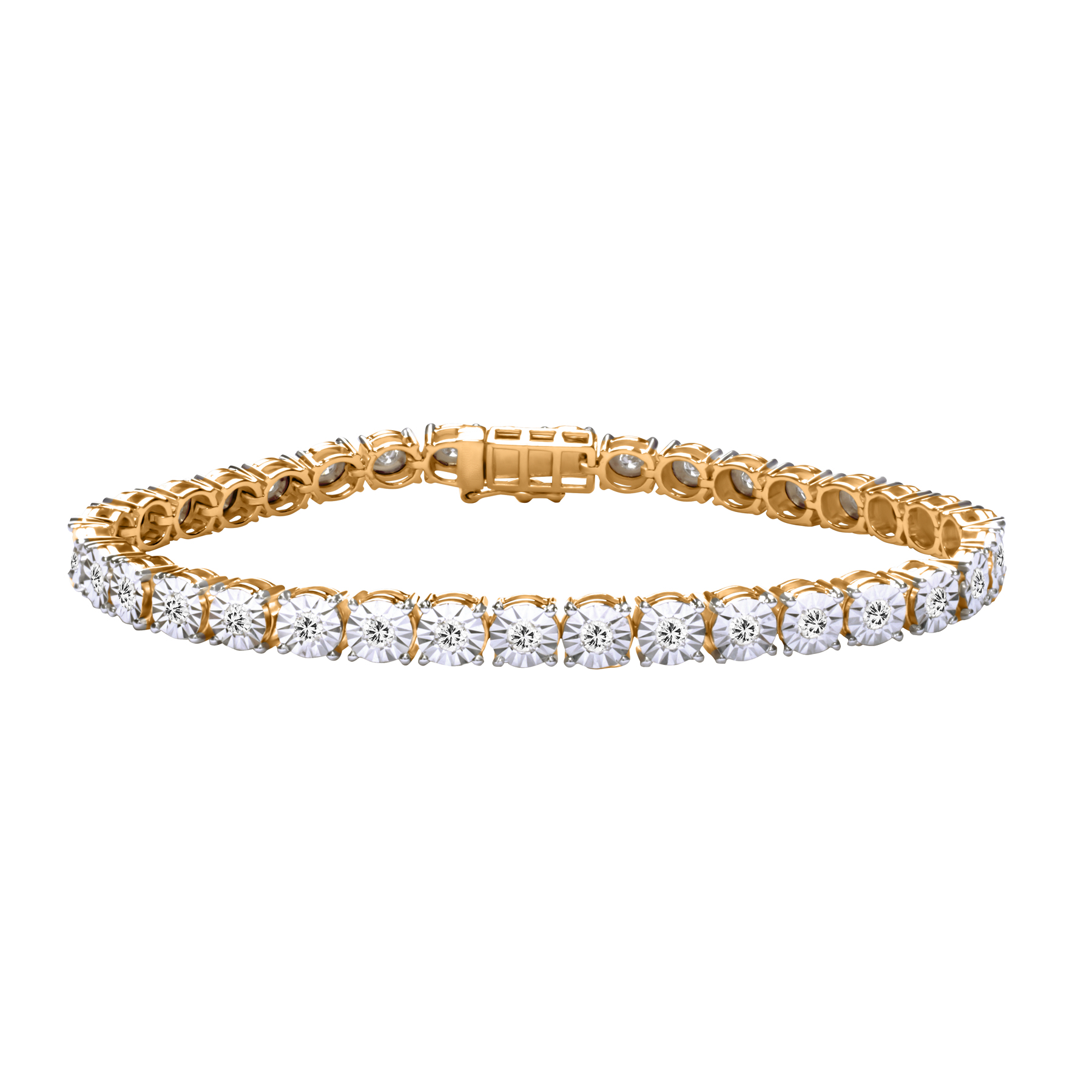 Gold Diamond Bracelet BT023