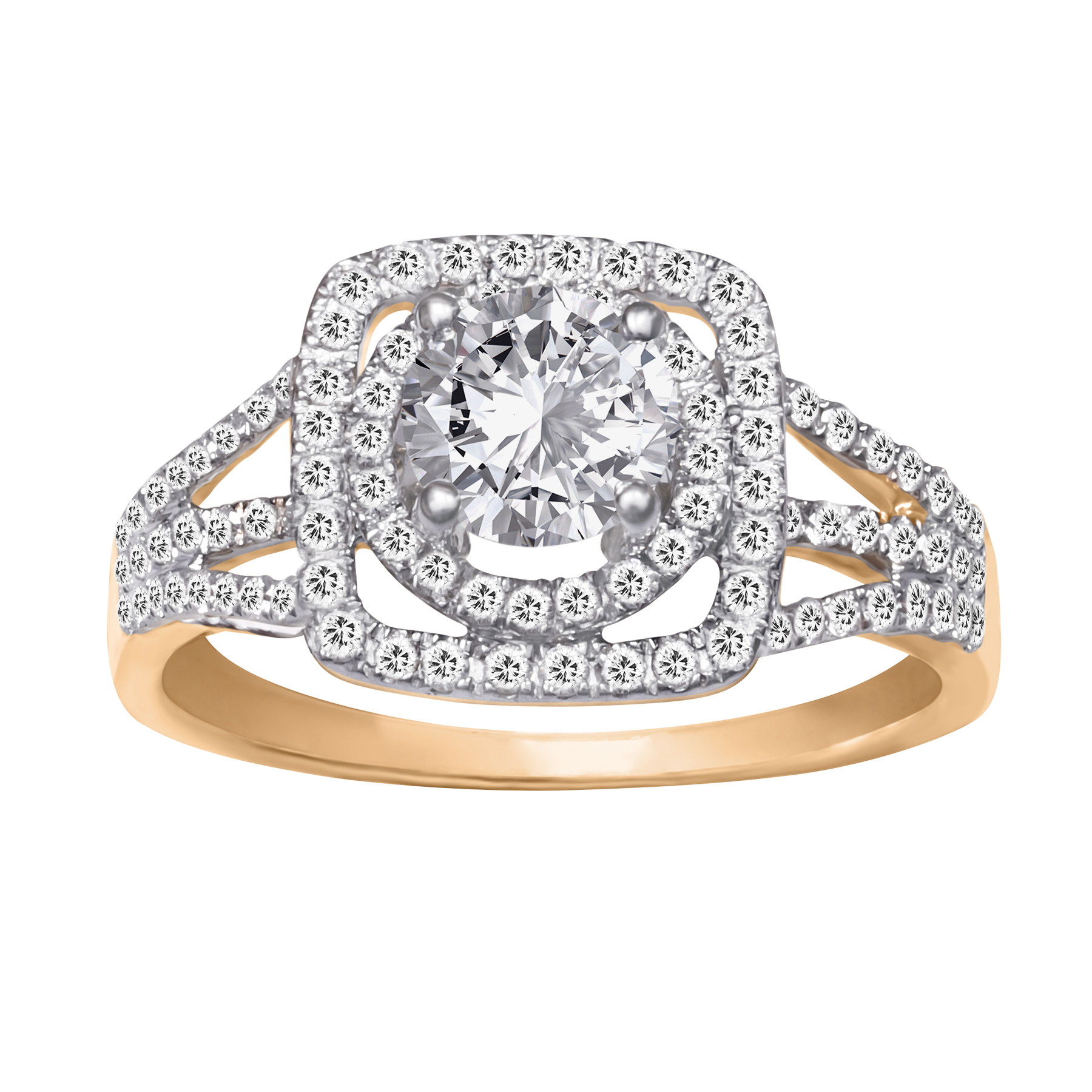 Gold Diamond Ring NDR019
