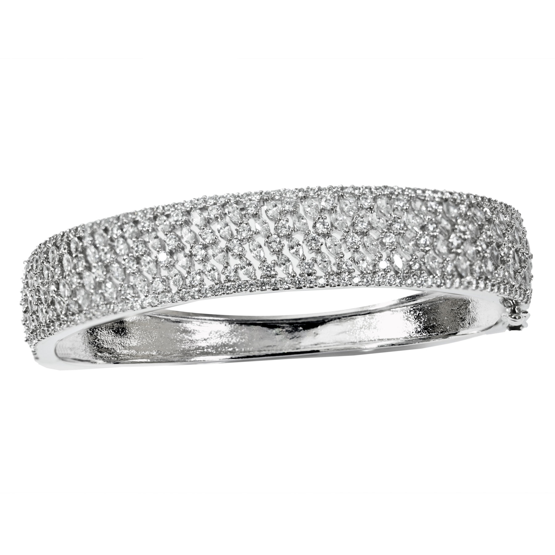 Gold Diamond Bangle BE026/C